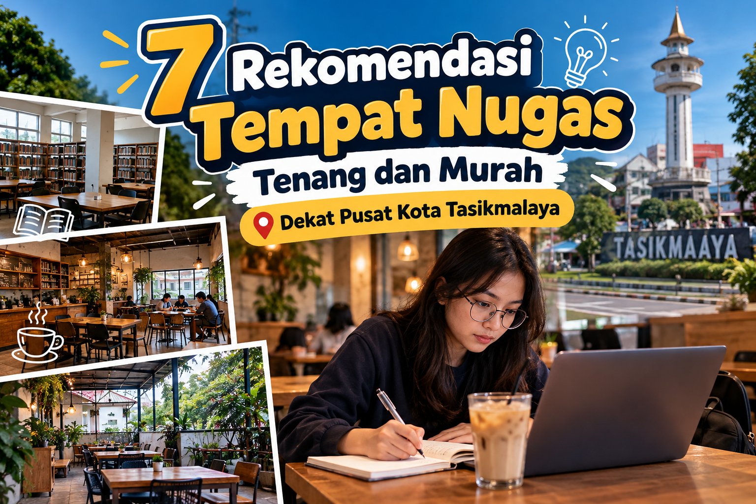 7 Rekomendasi Tempat Nugas Tenang dan Murah Dekat Pusat Kota Tasikmalaya