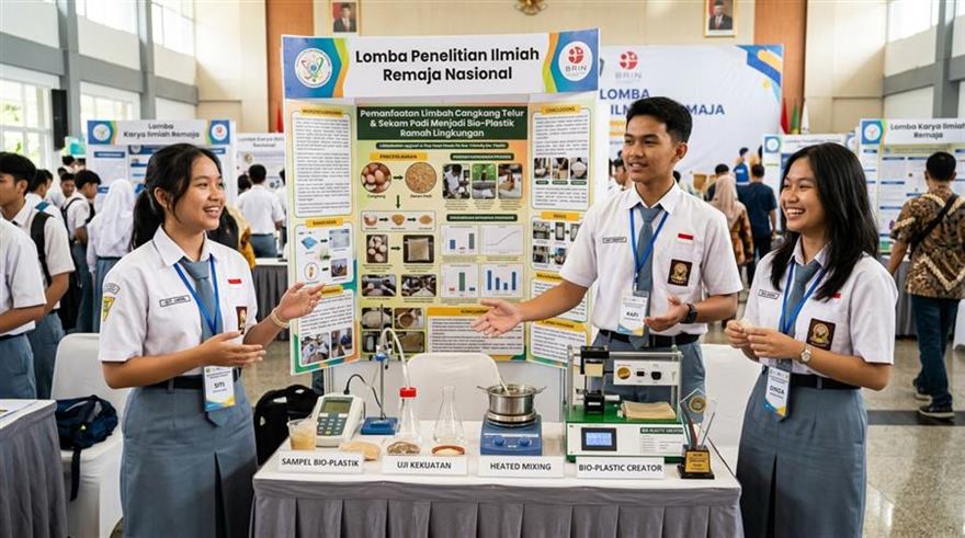 Penyusunan tabel pengamatan dan analisis grafik hasil eksperimen praktikum fisika mandiri siswa SMA